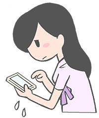 スマホがうまく操作できない